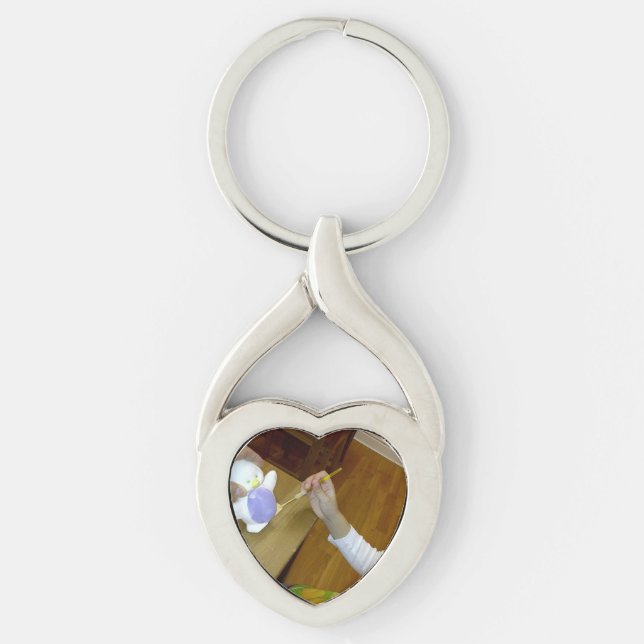 Nur für Sie Herz Keychain von RoseWriter Schlüsselanhänger (Vorderseite)