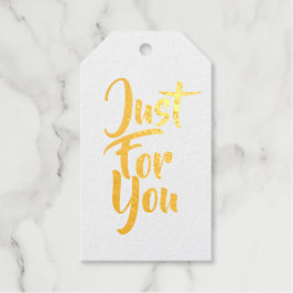 Nur für Sie Personalisiert Geschenkanhänger