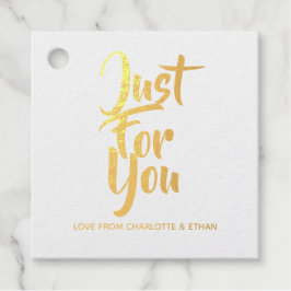 Nur für Sie Personalisiert Geschenkanhänger
