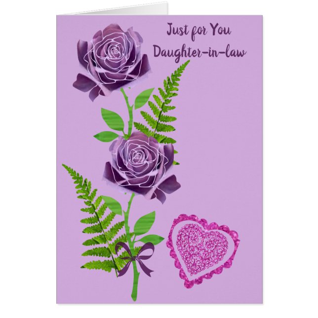 Nur für Sie Schwiegertochter: (Vorne)