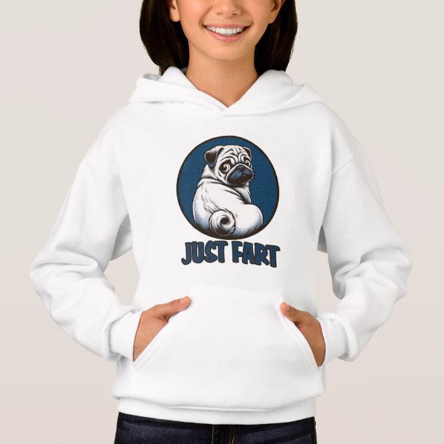Nur Furz Hoodie (Vorderseite)