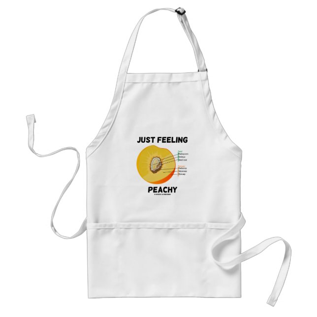 Nur Gefühl Peachy (Peach Anatomy) Schürze (Vorne)