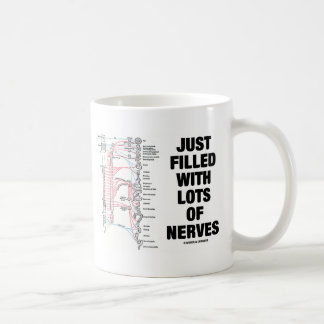 Nur gefüllt mit vielen Nerven (autonome Nerven) Tasse
