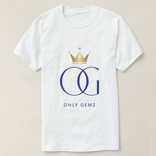 Nur Gemz-Logo-T - Shirt - Offiziell (Design vorne)