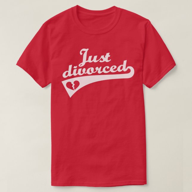 Nur geschieden T-Shirt (Design vorne)