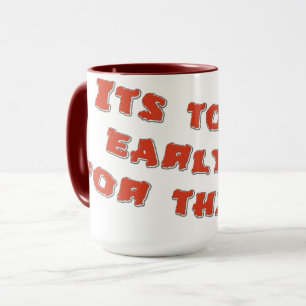 Nur geweckt, brauchen Kaffee-Tasse Tasse