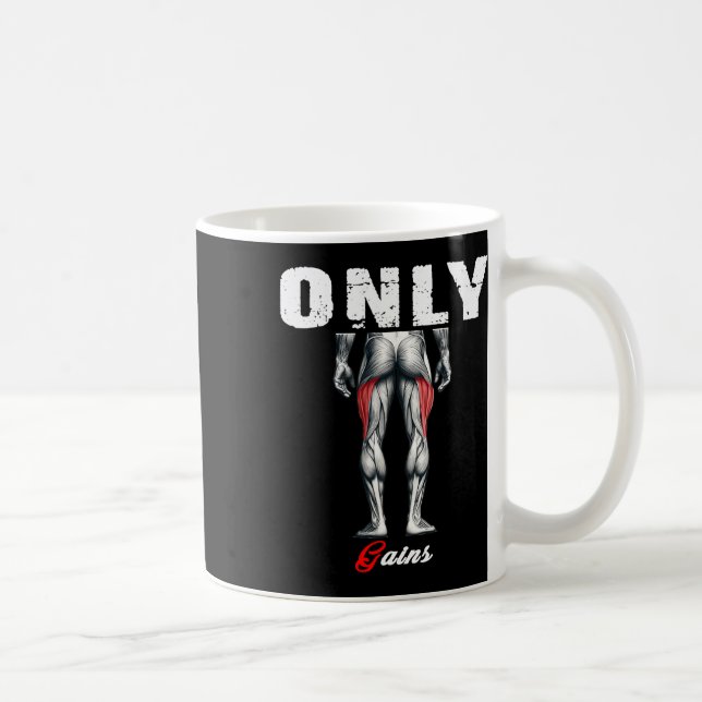 Nur Gewinner Bodybuilding Workout Gym2 Kaffeetasse (Rechts)