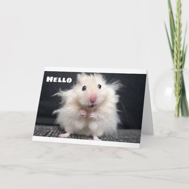 NUR GEWOLLT, UM ZU SAGEN **GLÜCKLICH GEBURTSTAG**  KARTE (Vorderseite)