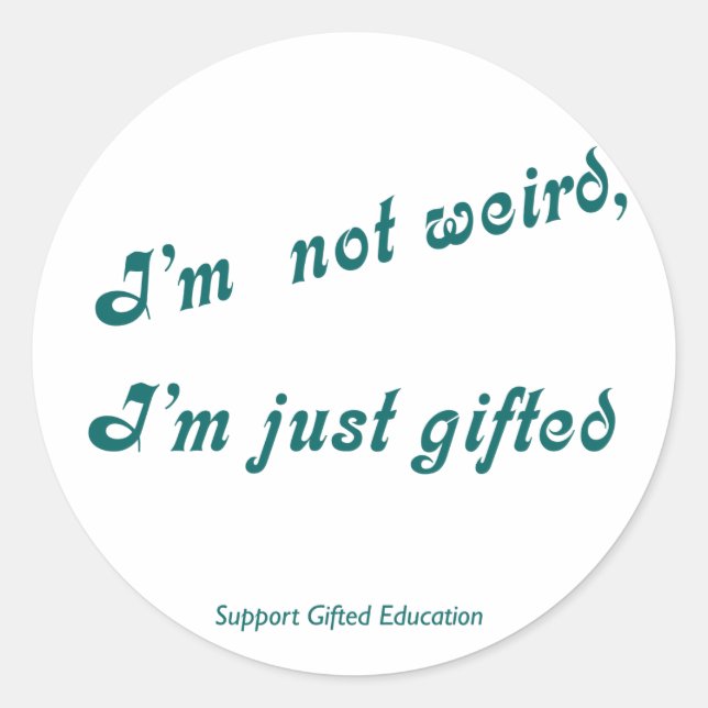 Nur Gifts Sticker (Vorderseite)