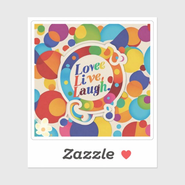 "Nur glückliche Vibes bitte! Aufkleber (Blatt)