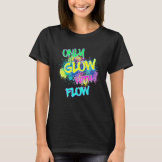 Nur Glühen mit fließglattem Party 80er Retro Party T-Shirt