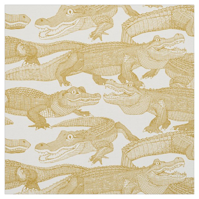 nur Gold zuteilen Stoff (Muster)