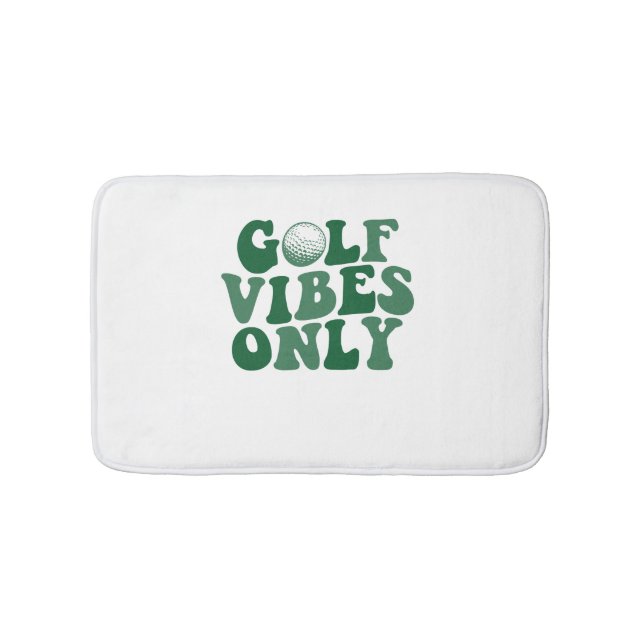 Nur Golf Vibes, Golf Lover Badematte (Vorderseite)