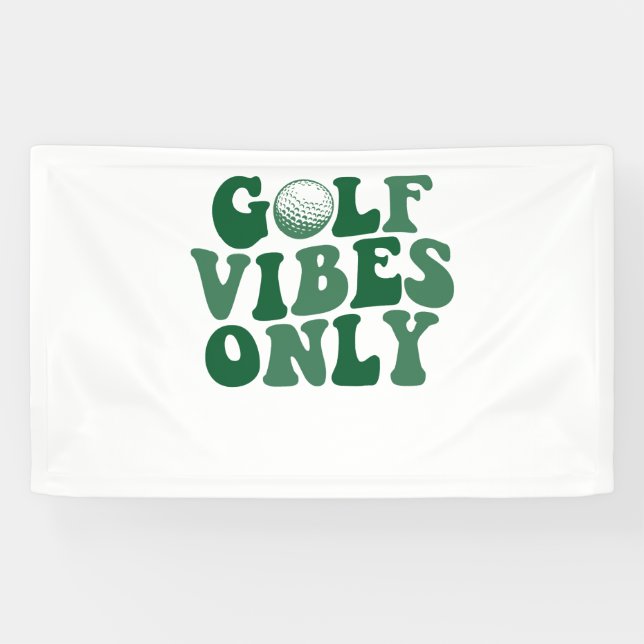 Nur Golf Vibes, Golf Lover Banner (Horizontal)