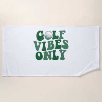 Nur Golf Vibes, Golf Lover Strandtuch