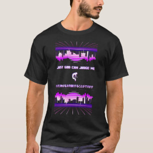 Nur Gott kann mich beurteilen Vaporwave Ästhetik J T-Shirt