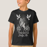 Nur Gott kann mir die Gebet Hände Doves Chicano T