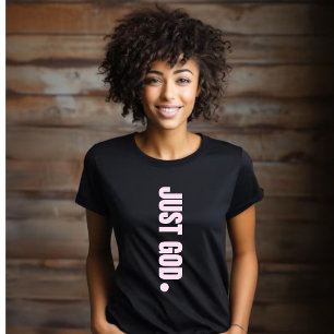 Nur Gott. -Pink T-Shirt