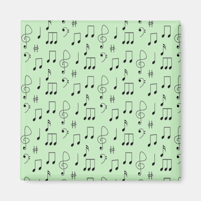 Nur grün notiert magnet (Vorne)