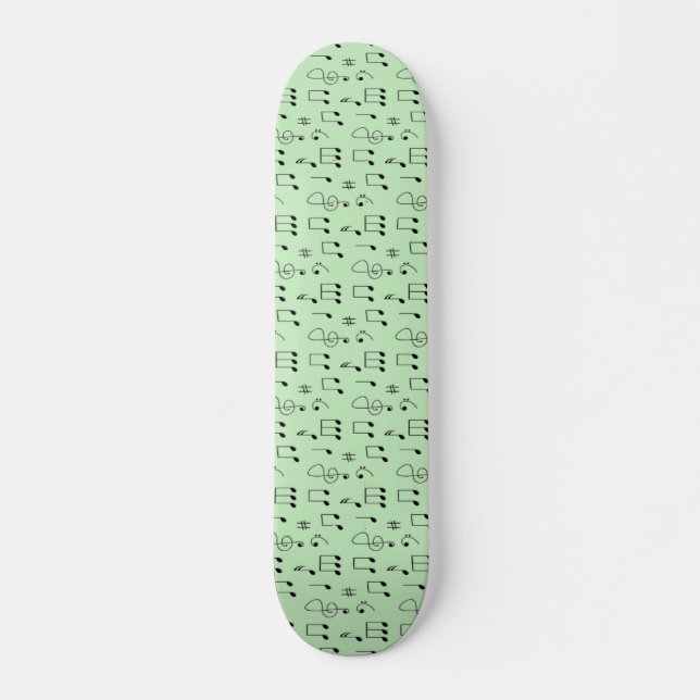 Nur grün notiert skateboard (Vorne)