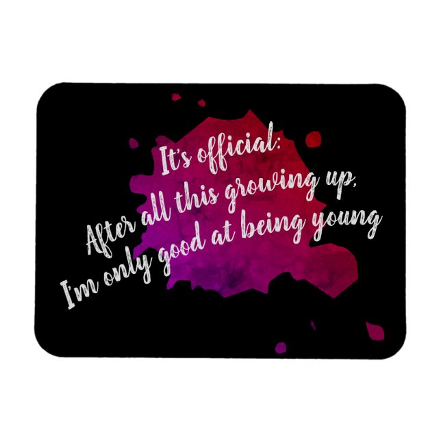 Nur gut als jung magnet (Horizontal)