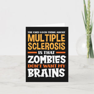 Nur gute Dinge über Multiple Sklerose Spaß Frau Karte