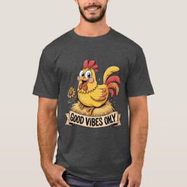 Nur gute Schwingungen (Happy Checken) T-Shirt