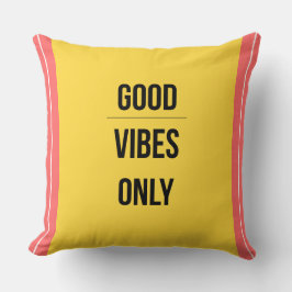 Nur gute Vibes — 90er Maximalist-Wurfkissen Kissen