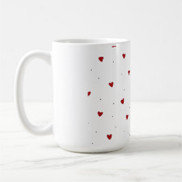 Nur Gute Vibes Bunte Regenbogen-Herzen Wasserflasc Kaffeetasse