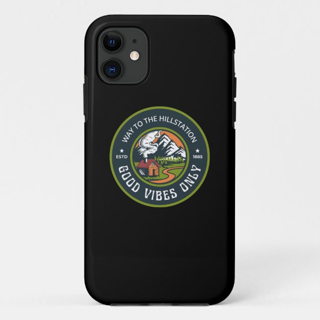 Nur gute Vibes Case-Mate iPhone Hülle (Rückseite)