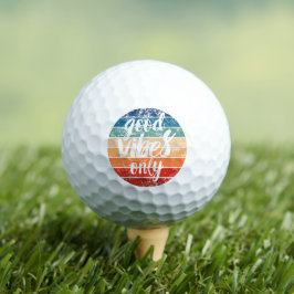Nur gute Vibes Golfball