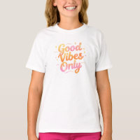 Nur Gute Vibes Helle Farbige Zitat Geschenk Design