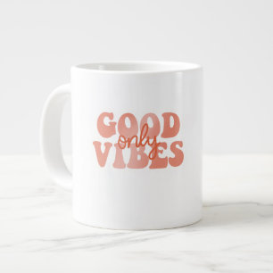 Nur gute Vibes Jumbo-Tasse