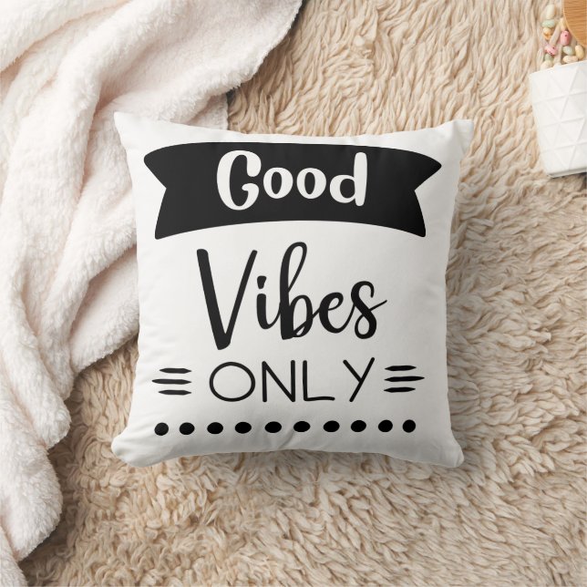 Nur gute Vibes Kissen (Decke)