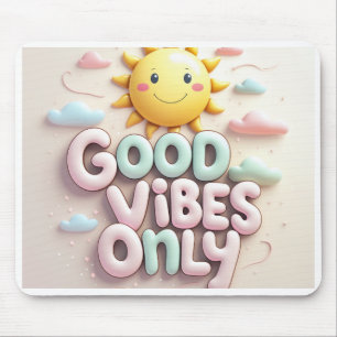 Nur gute Vibes Mousepad