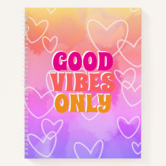 Nur gute Vibes Notizbuch