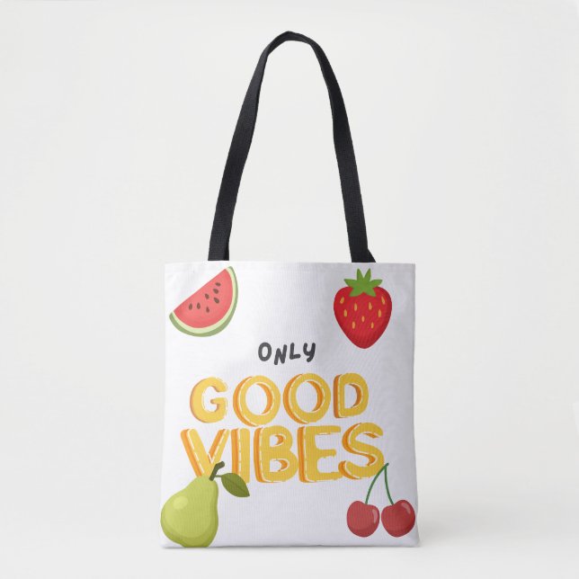: 'Nur gute Vibes' Obstsalat  (Vorderseite)