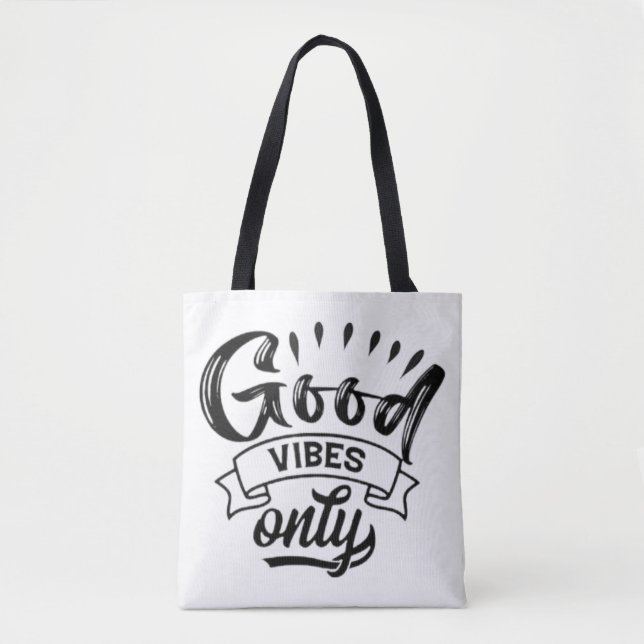 Nur gute Vibes Pinsel-Typografie (Vorderseite)