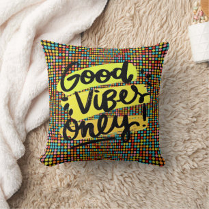 Nur gute Vibes Pop Art Kissen