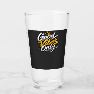 Nur gute Vibes Positive Energie Inspirierende Zita Glas