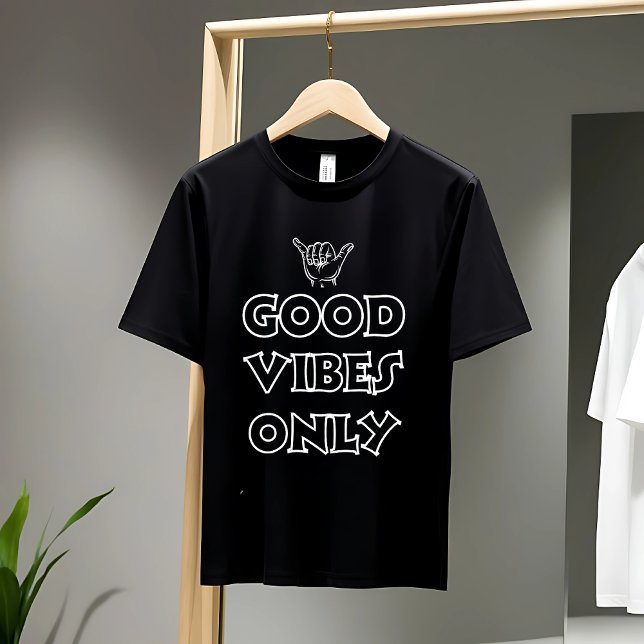 Nur gute Vibes | Positive Energie und Motivierend Tri-Blend Shirt (Von Creator hochgeladen)