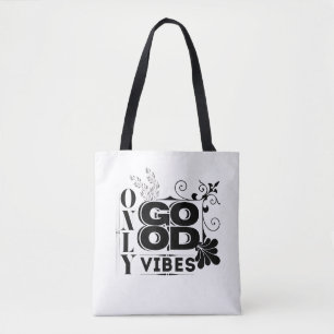 Nur gute Vibes - positive Motivierend Typografie