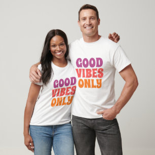 Nur gute Vibes Positives Lifestyle T-Shirt