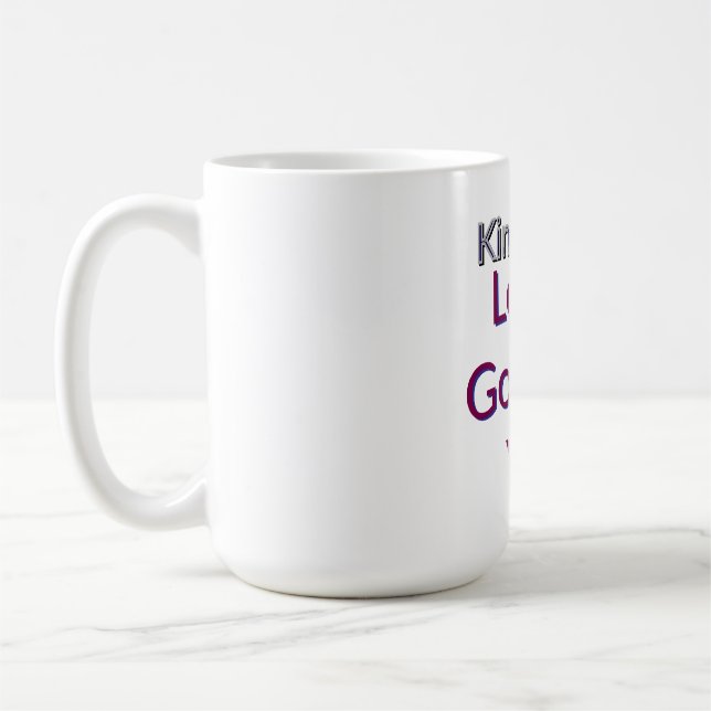 Nur gute Vibes | Positives Zitat Kaffeekaffee Tass Kaffeetasse (Links)