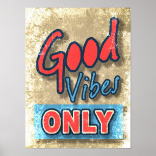 Nur gute Vibes Poster