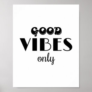 Nur gute Vibes Poster
