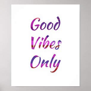 Nur gute Vibes Poster