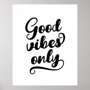 Nur gute Vibes Poster