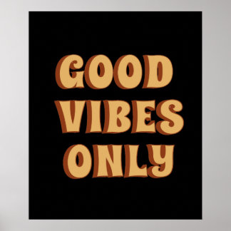 Nur gute Vibes Poster