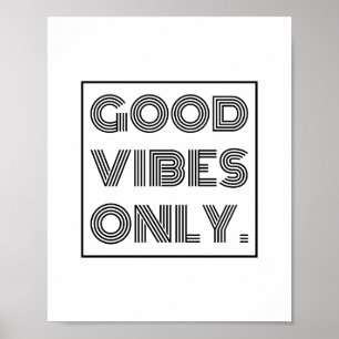 Nur gute Vibes Poster